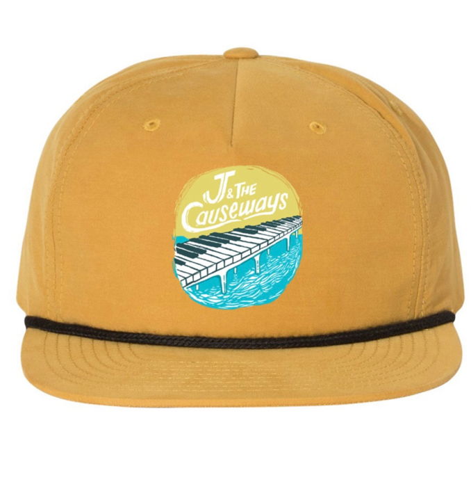 HAT: Piano Bridge Logo (Biscuit/Black)