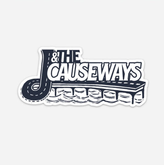 STICKER: Die Cut Causeway Bridge Logo